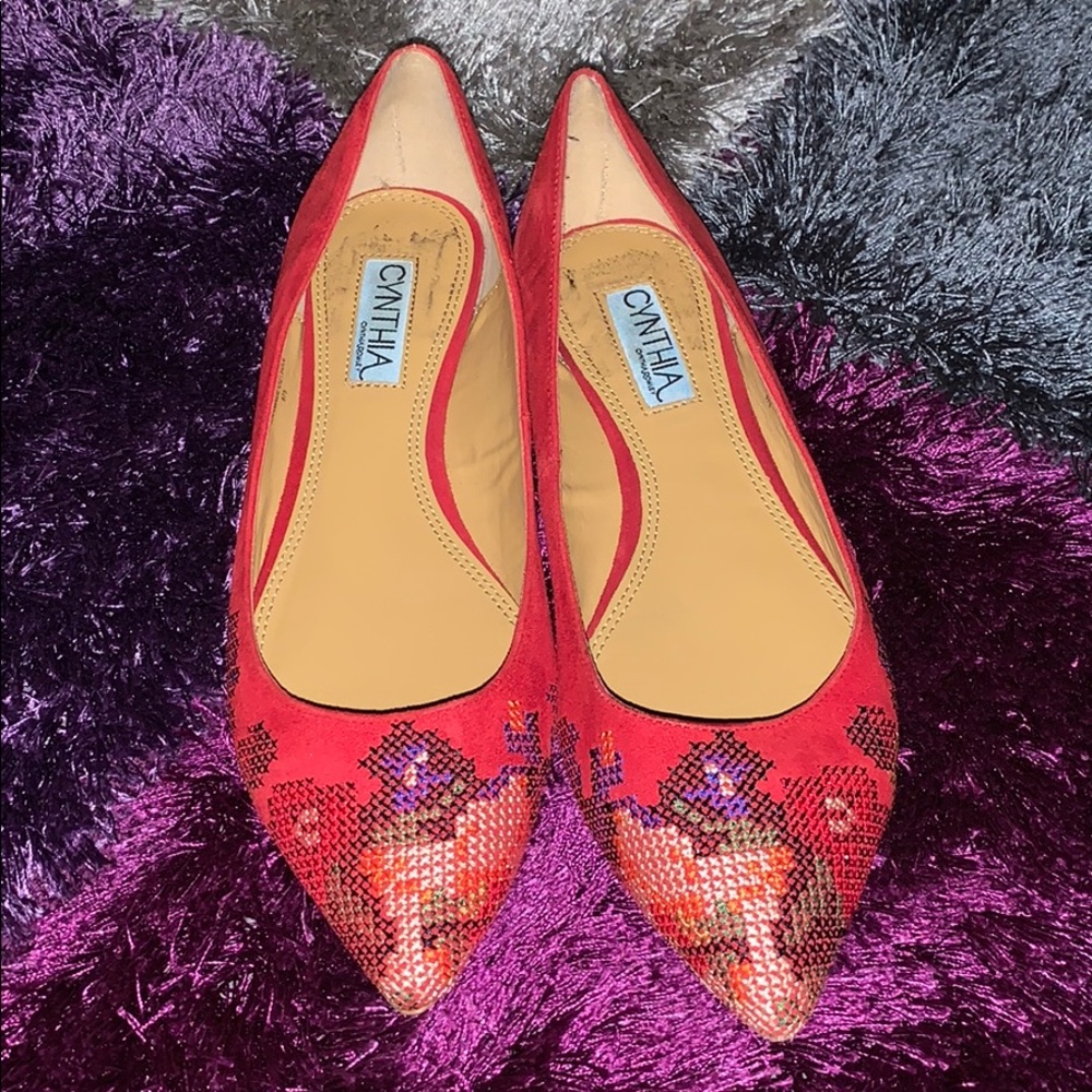 Adorable Red Flats